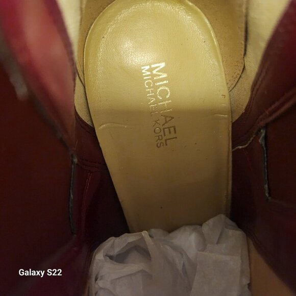 Michael Kors Mulberry "Evaline" Suede Heeled Booties. NIB. Size Various - Picture 6 of 13